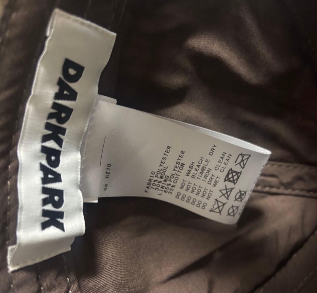 ★Deuxieme Classe★DARKPARK CHECK BASCAP