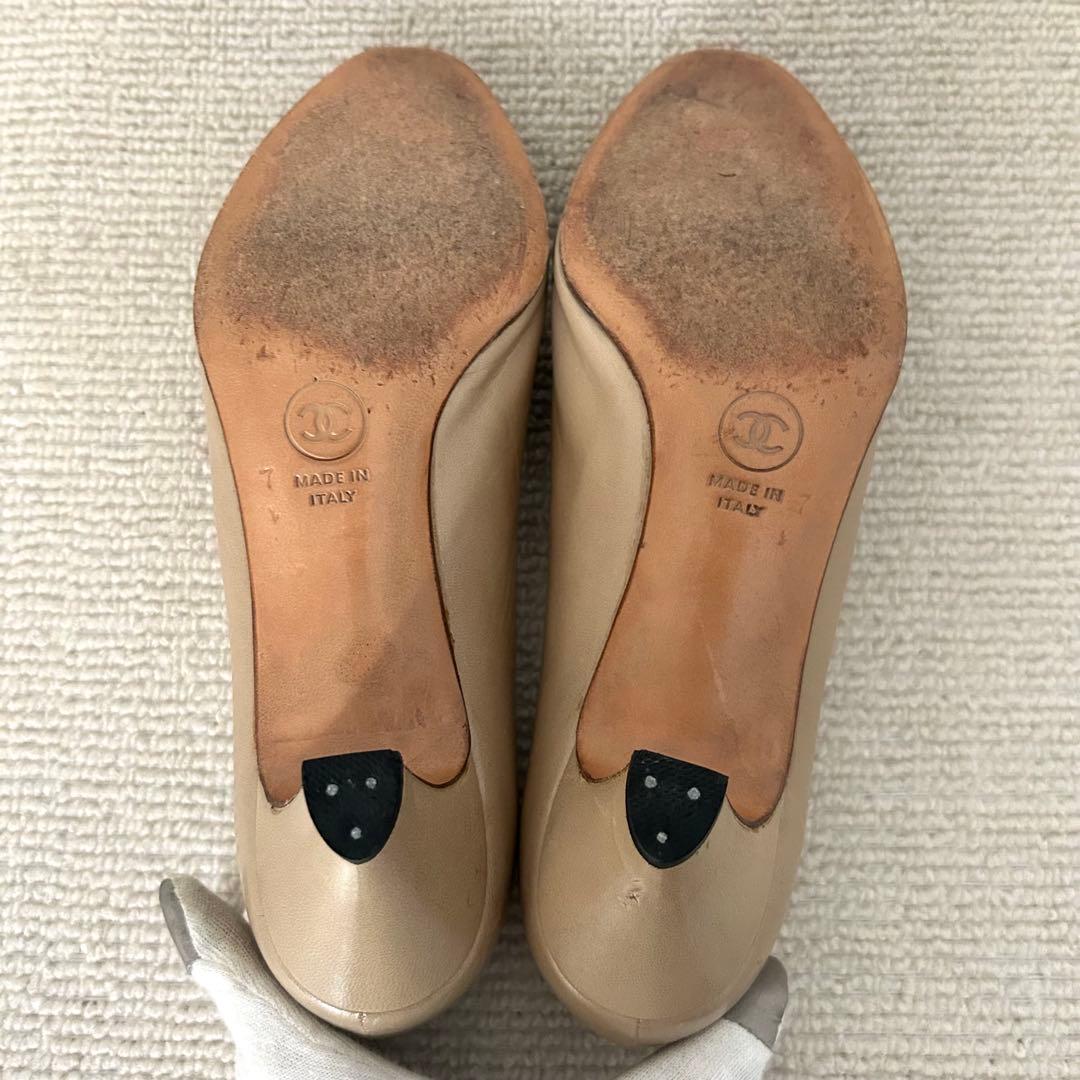CHANEL シャネル パンプス ココマーク 24cm