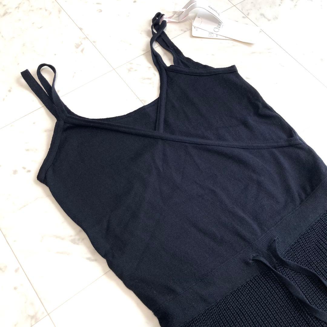 新品タグ付き レペット チャコット ニットオールインワン　ブラックS