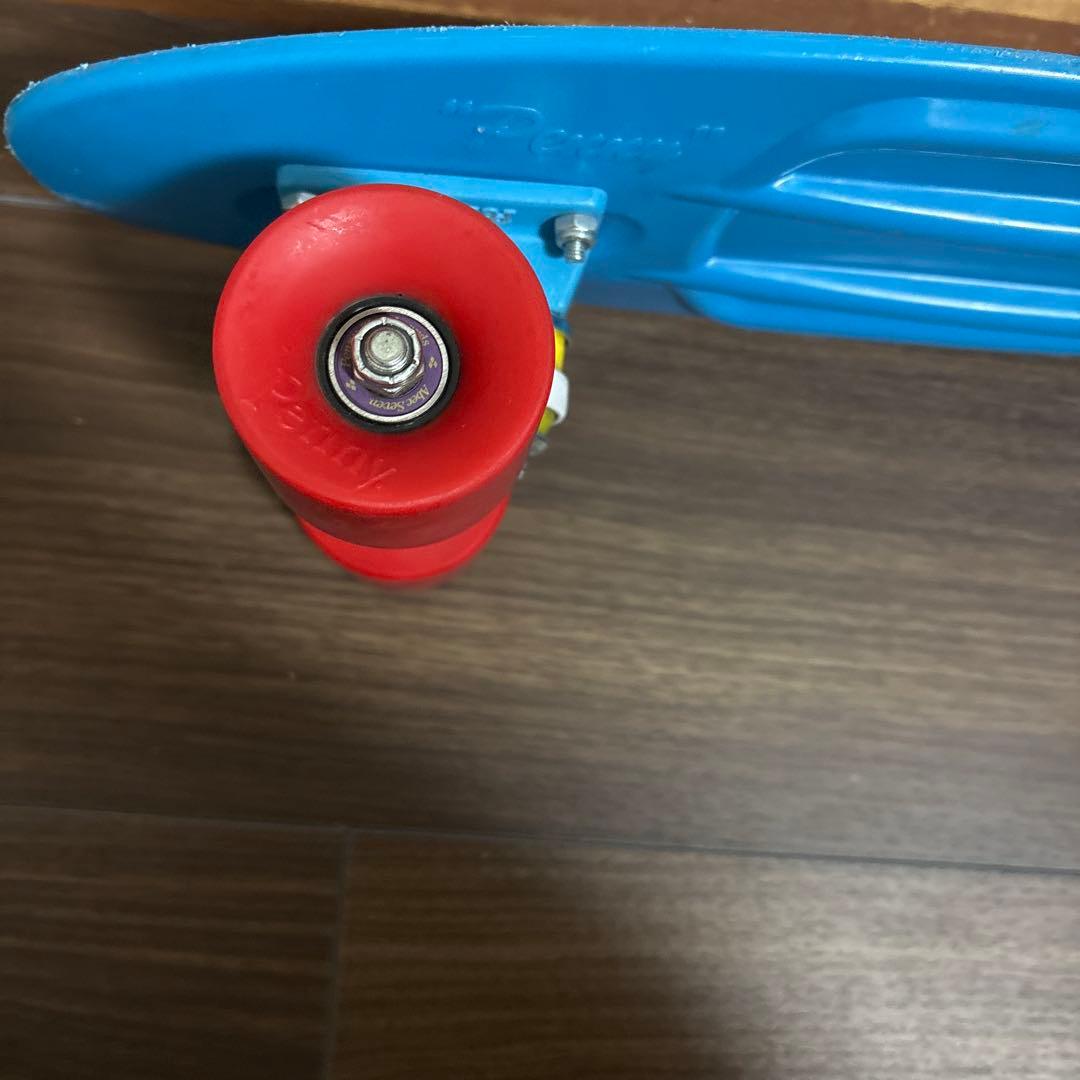 美品 Penny ペニー スケートボード 青 赤 トリコロール ミニクルーザー