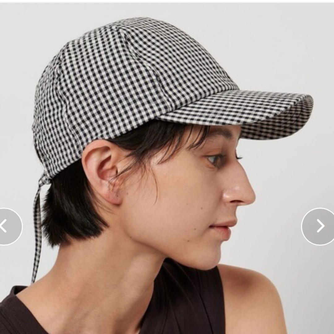 UNITED ARROWS ギンガムチェック キャップ