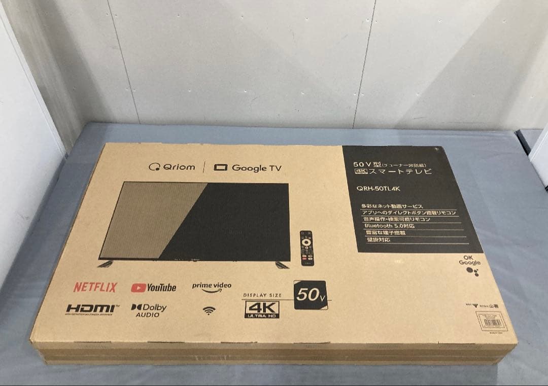✨新品未使用✨山善 50インチ QRH-50TL4K