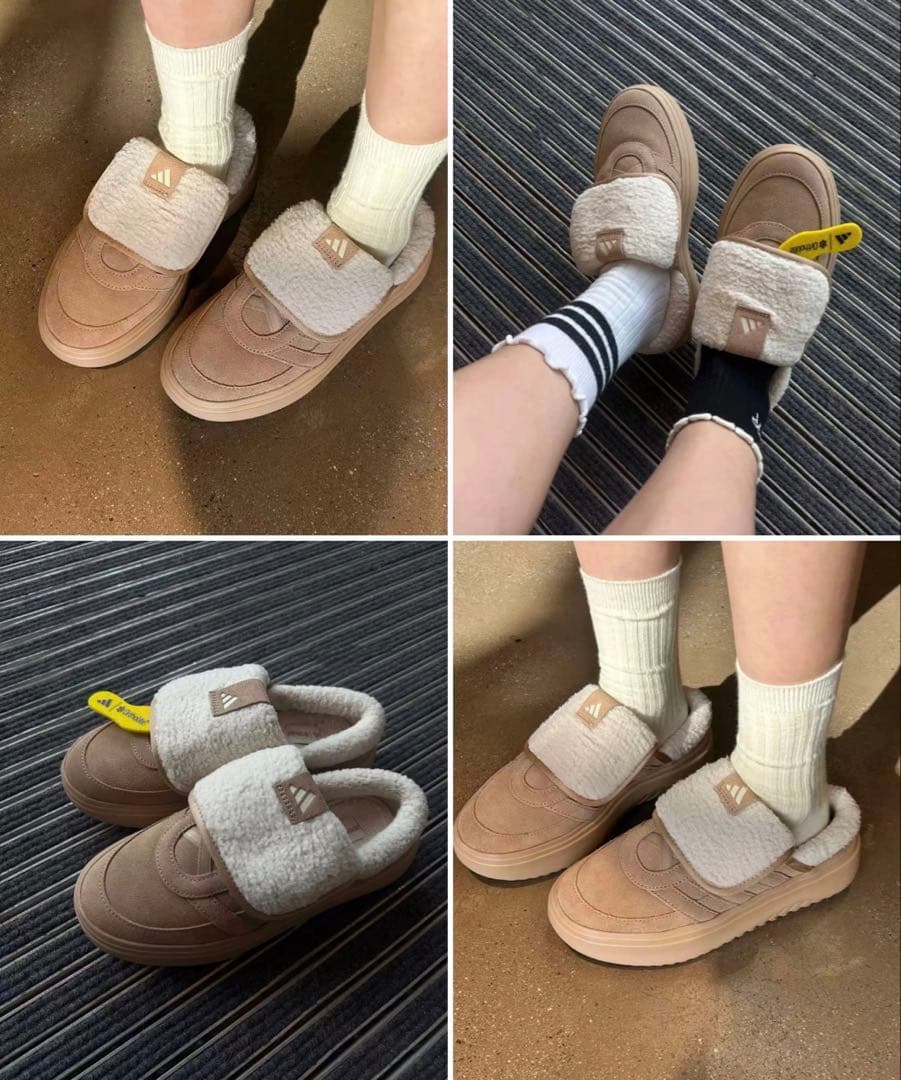 【日本未発売】アディダス グランドコート ミュール サンド 25