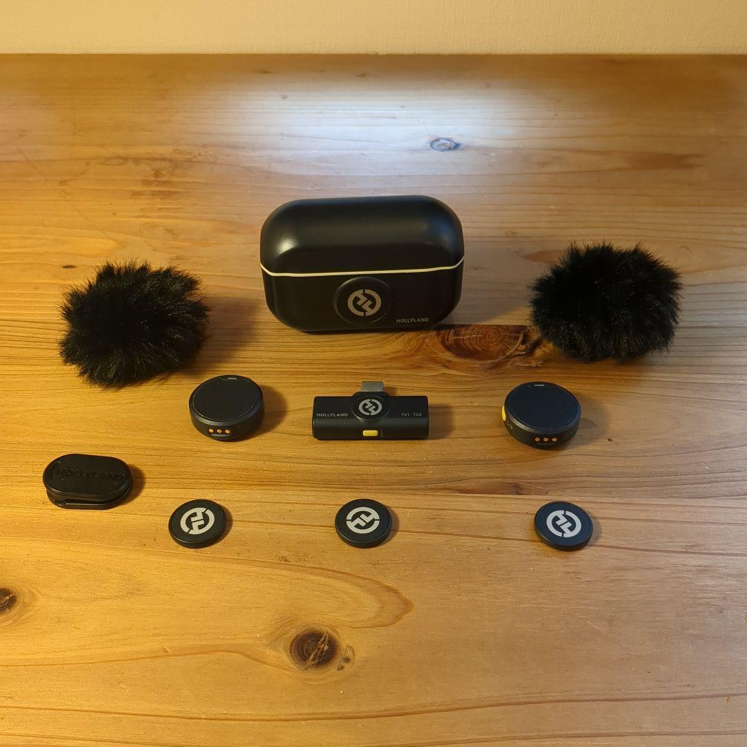【美品】Hollyland Lark M2 ワイヤレスマイク Type-C