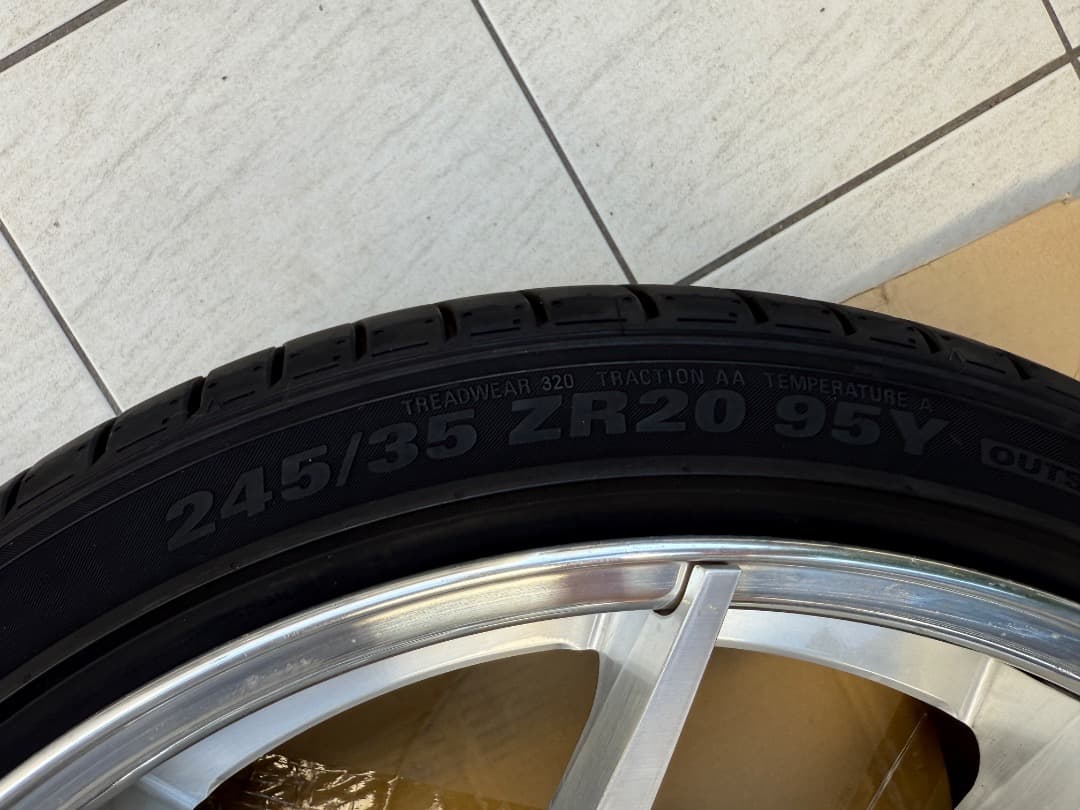 Deep Blue 鍛造 BCフォージド 20インチ タイヤホイールセット