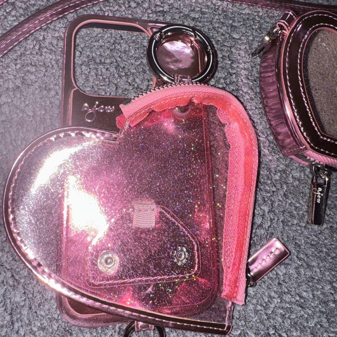 ajew PVC HEART PLANET POCKET ポーチ　セット売り