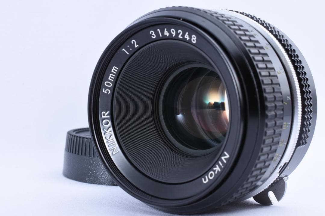新品級♪ Nikon MF NIKKOR 50mm f2 Non Ai 単焦点