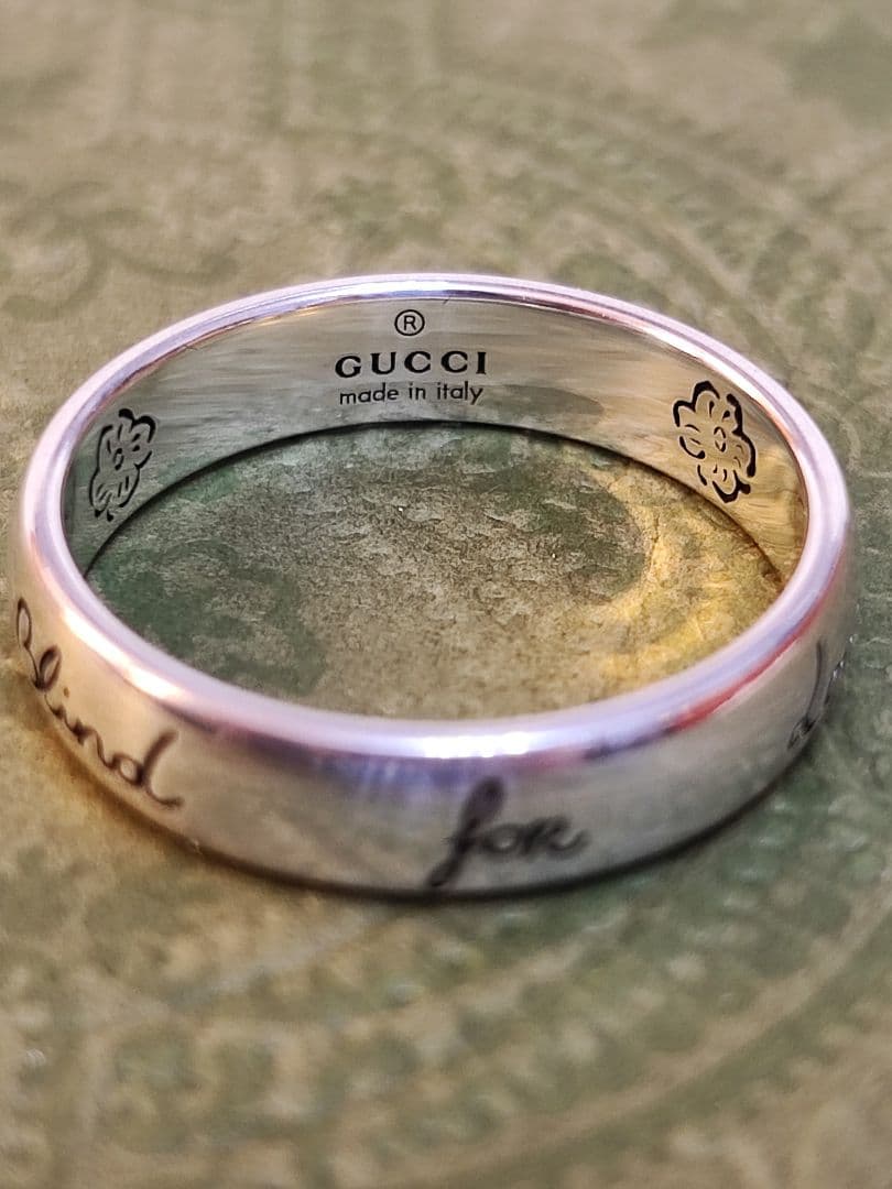 専用 新品 グッチ GUCCI BLIND FOR LOVE 指輪 22号