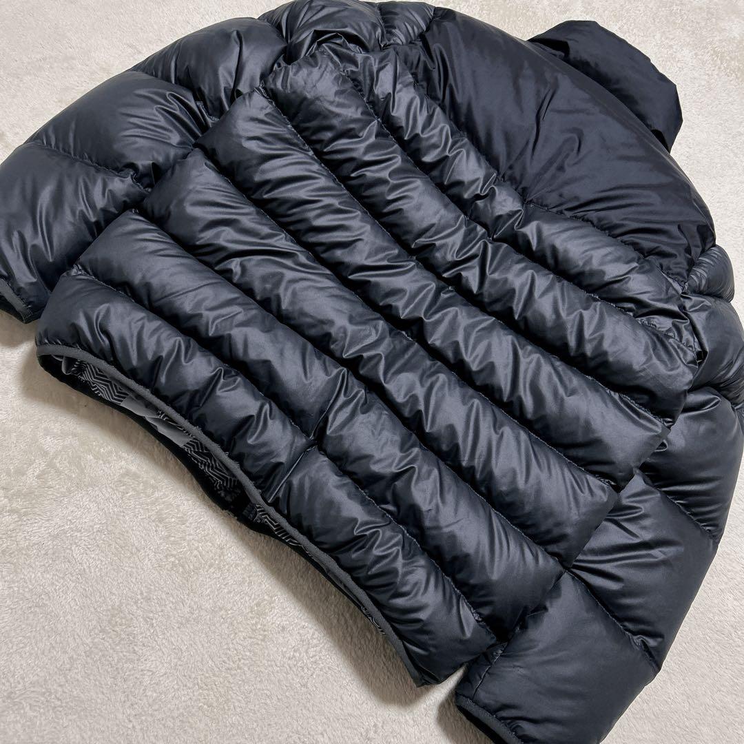 未使用級 OLD NIKE リバーシブル ダウンジャケット L ダークグレー 黒
