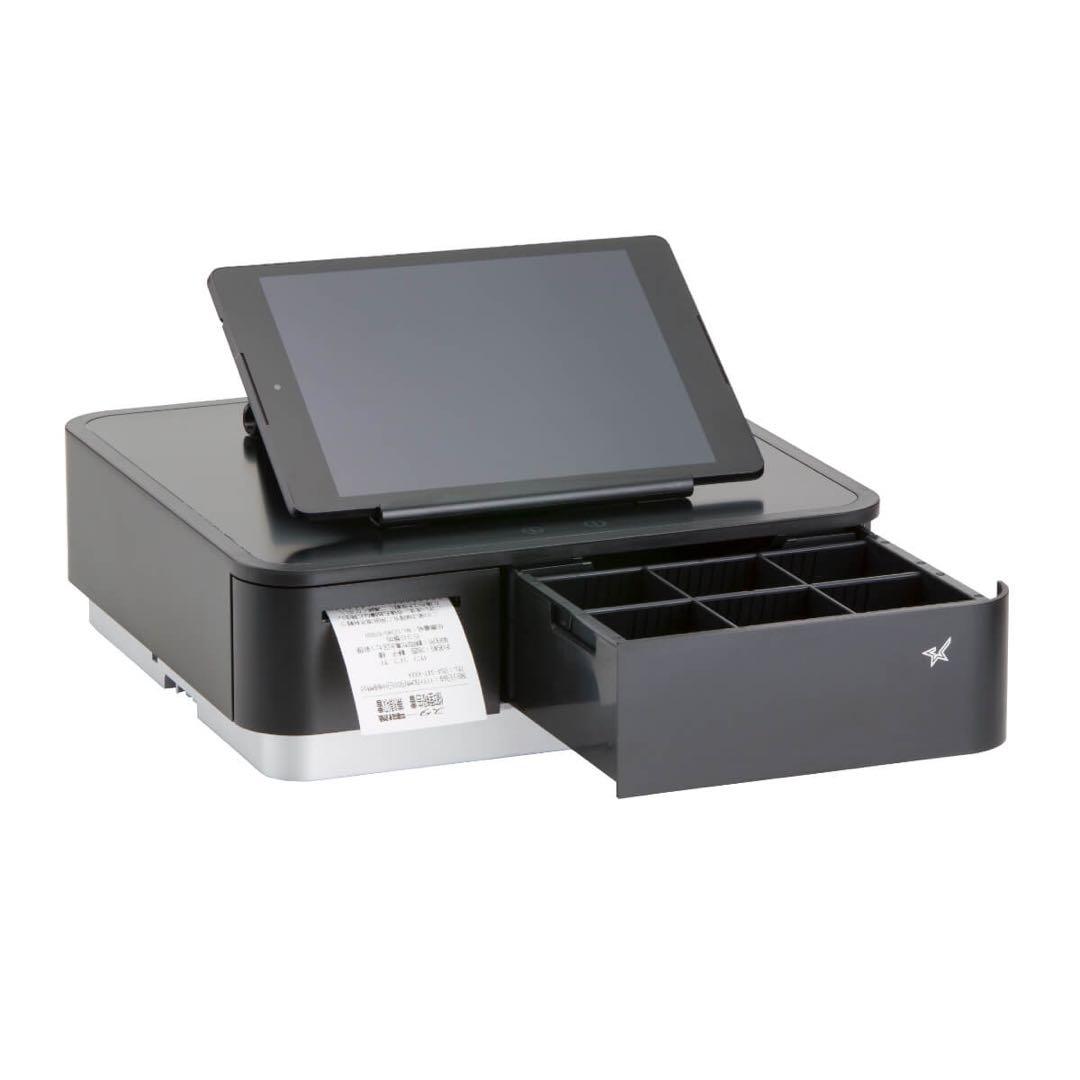 レジスター レシートプリンター付き（黒）