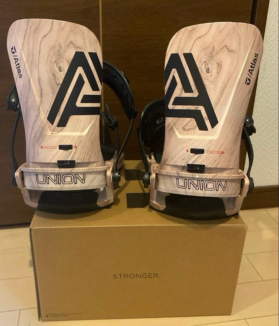 UNION Atlas23/24 サイズM ビンディング ウッド調