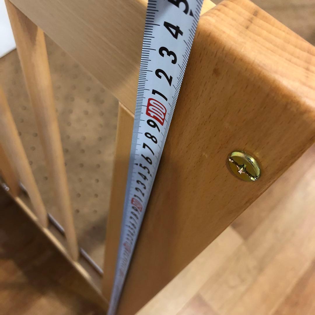 【極美品】石崎家具　cool 木製ベビーベッド キャスター付き