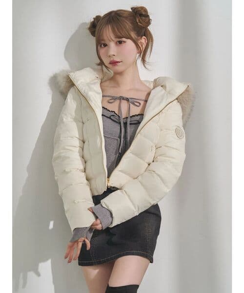 EAT ME ダウン アイボリー