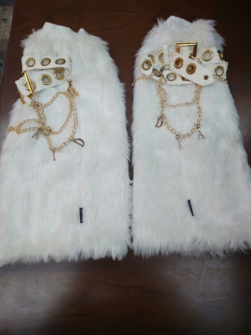 【Y2K】【Y3K】d.i.a レッグウォーマー　チェーン　　ギャル　平成