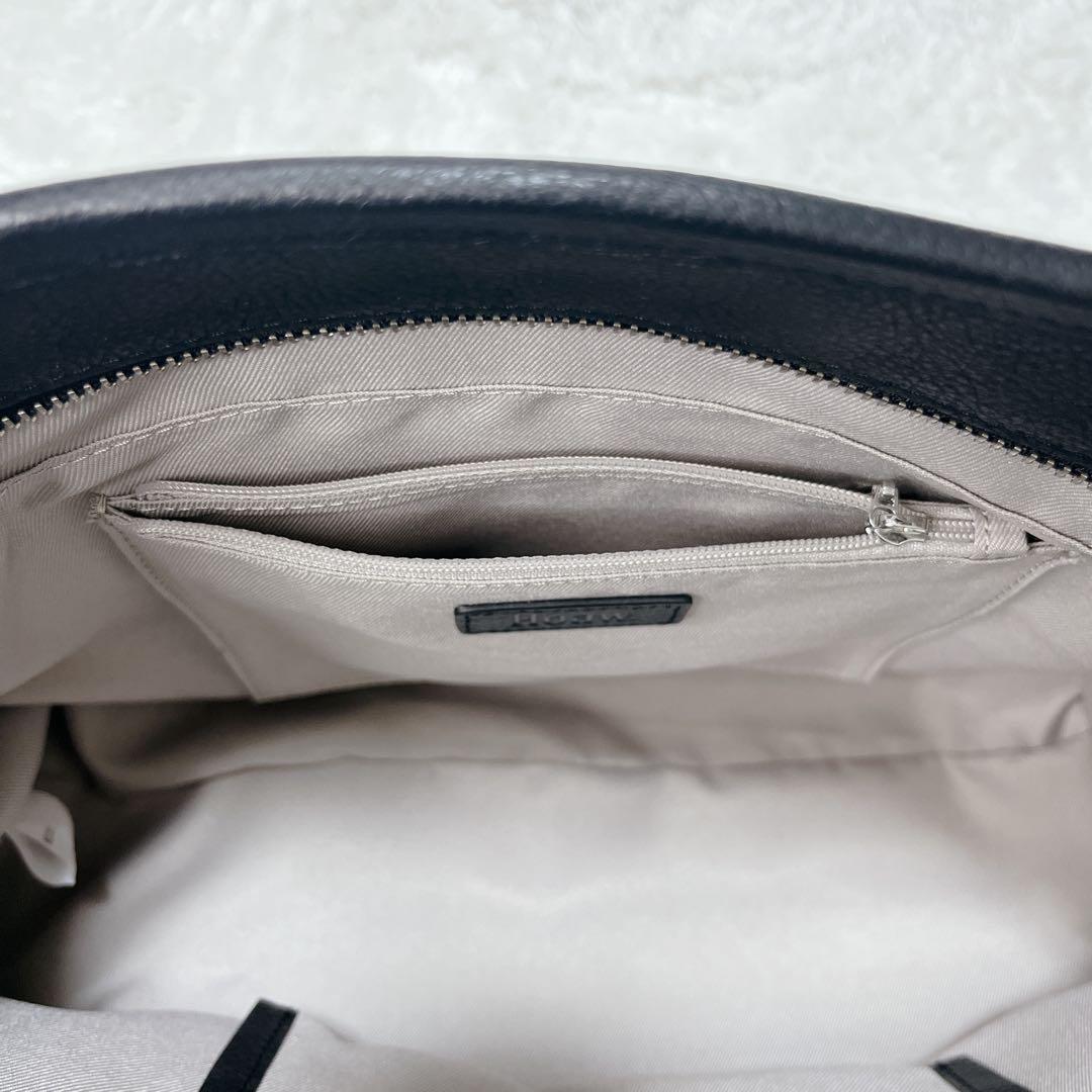 極美品✨Hoaw. ウィムガゼット ボストンバッグ ブラック レザー A4