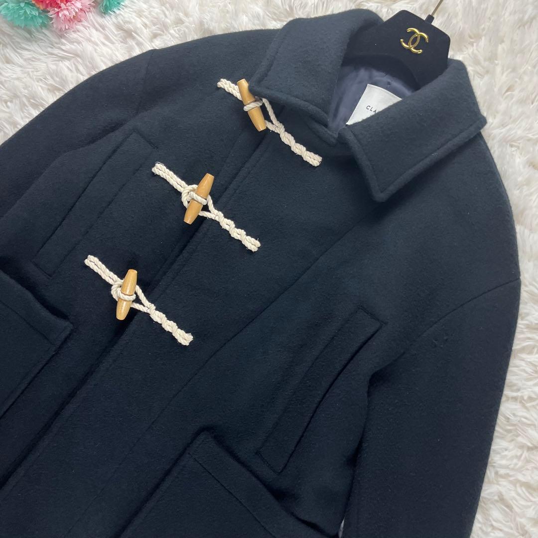 極美品♡極希少✨CLANE クラネ オーバーマキシダッフルコート正規品Ｌネイビー