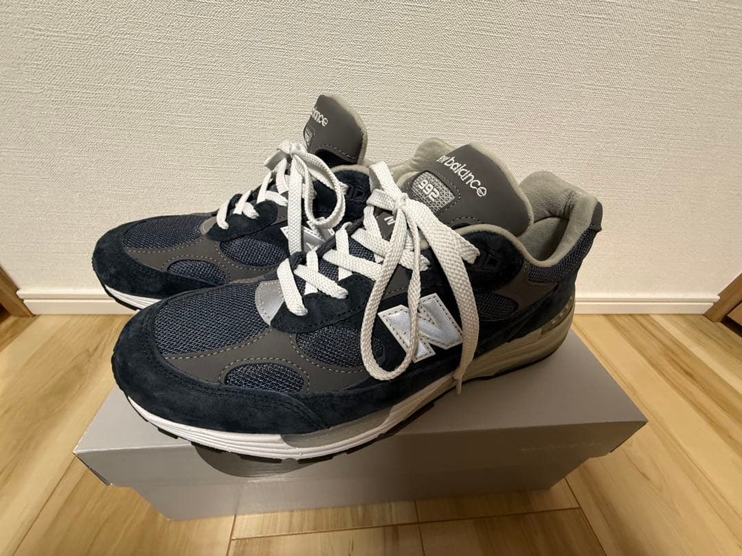 new balance 992 ネイビー