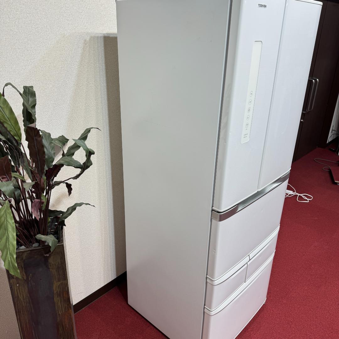 東京23区送料無料　美品東芝６ドア冷蔵庫510L　製氷機有　2013年製