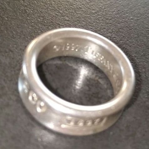 Tiffany&Co TIFFANY ティファニー ナローリング 指輪 925