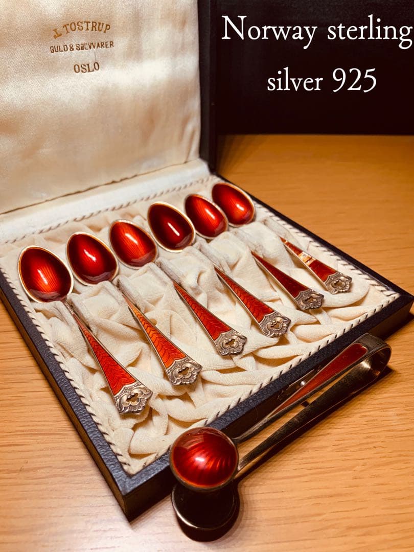 Norway sterling silver 925 スプーン シュガートング