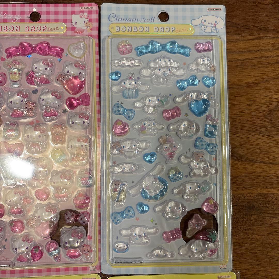 【11枚セット！】ボンボンドロップシール＋もっと！ふにふにシール　まとめ売り