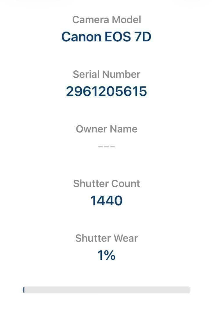 ■完動品 Canon EOS 7D デジタル一眼レフカメラ ショット数1440