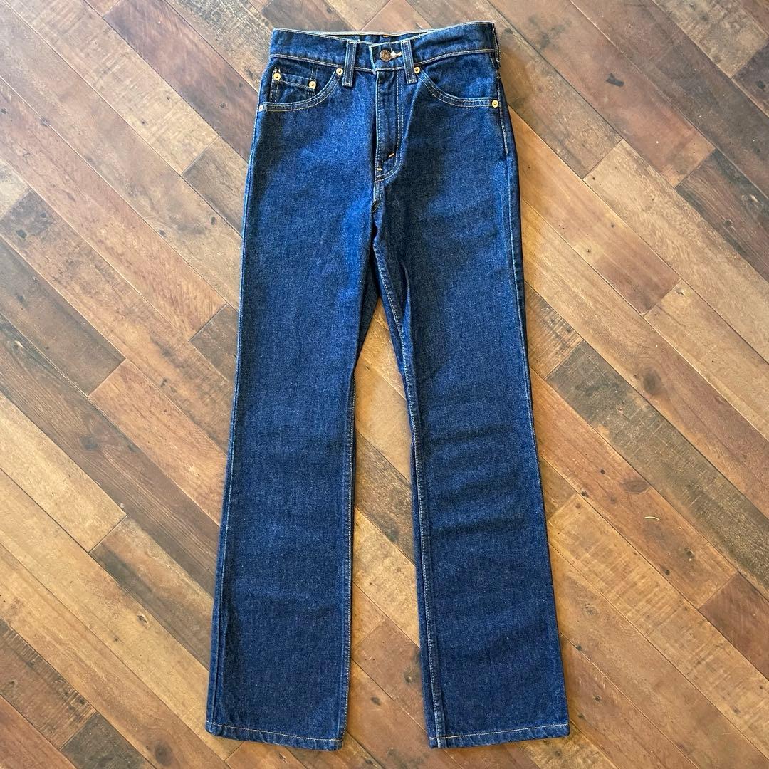 90s USA製 Levi’s 517 w27 l34 濃紺 ブーツカット