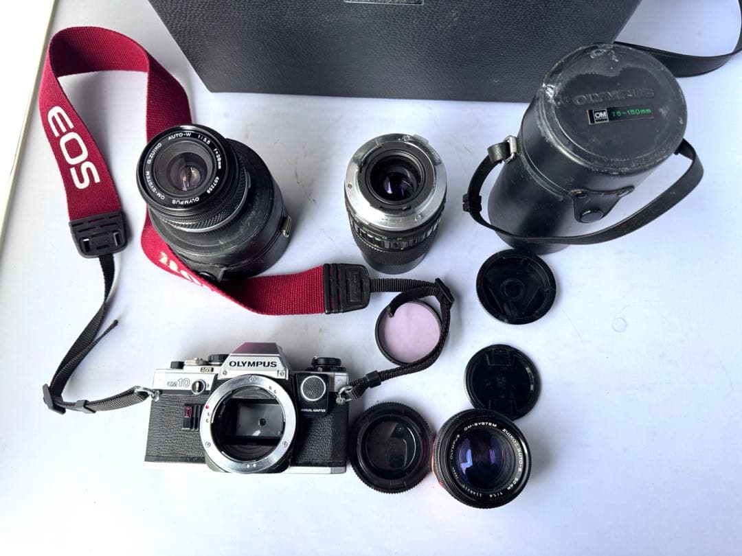 Olympus OM-10 一眼レフカメラ レンズ　3個入りセット