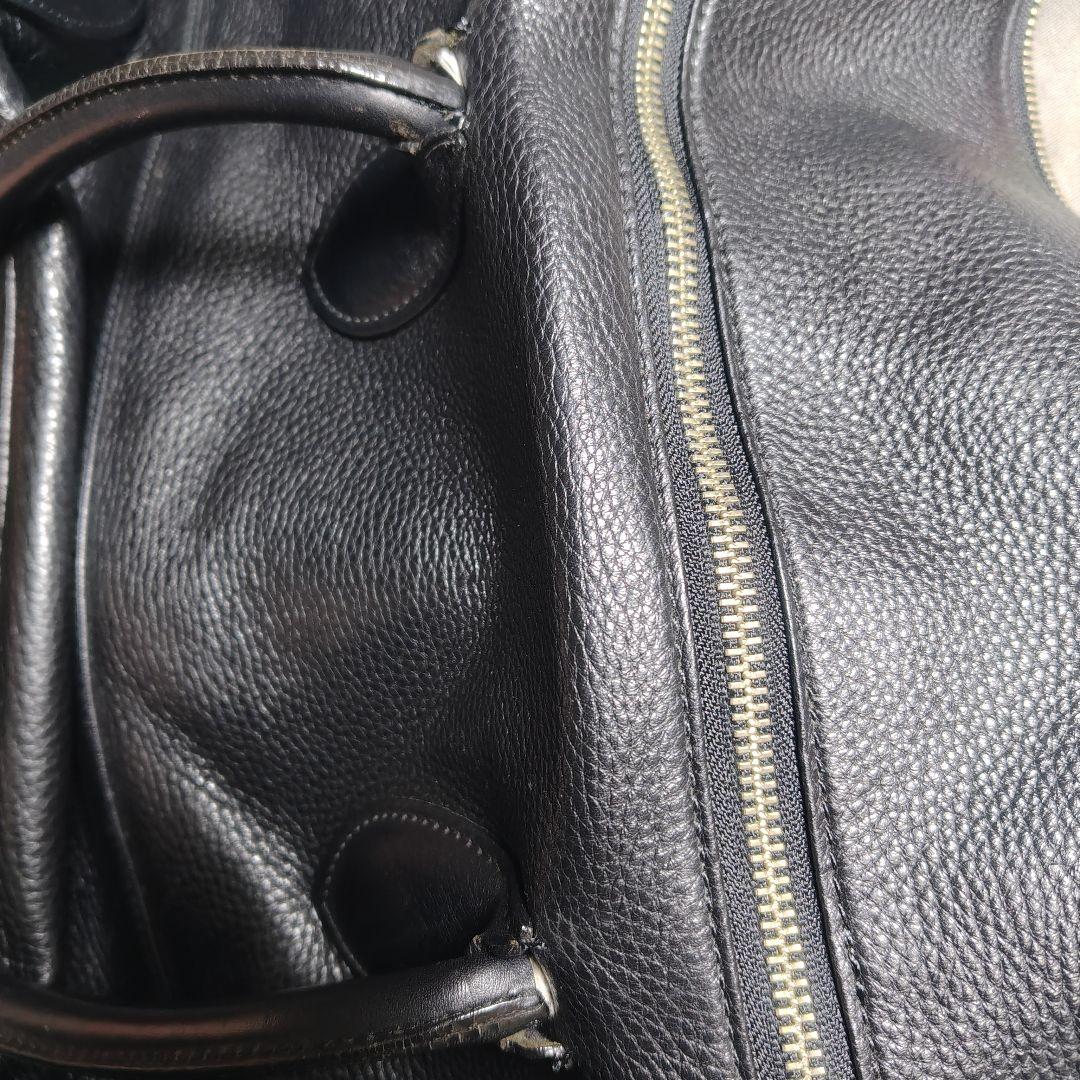 ganzo fico レザートートバッグ ブラック