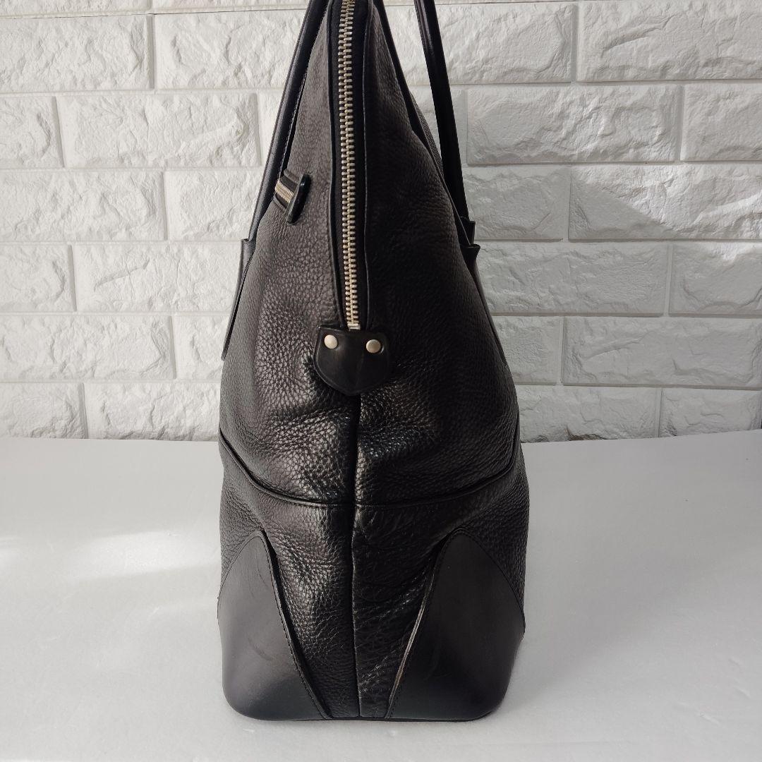 ganzo fico レザートートバッグ ブラック