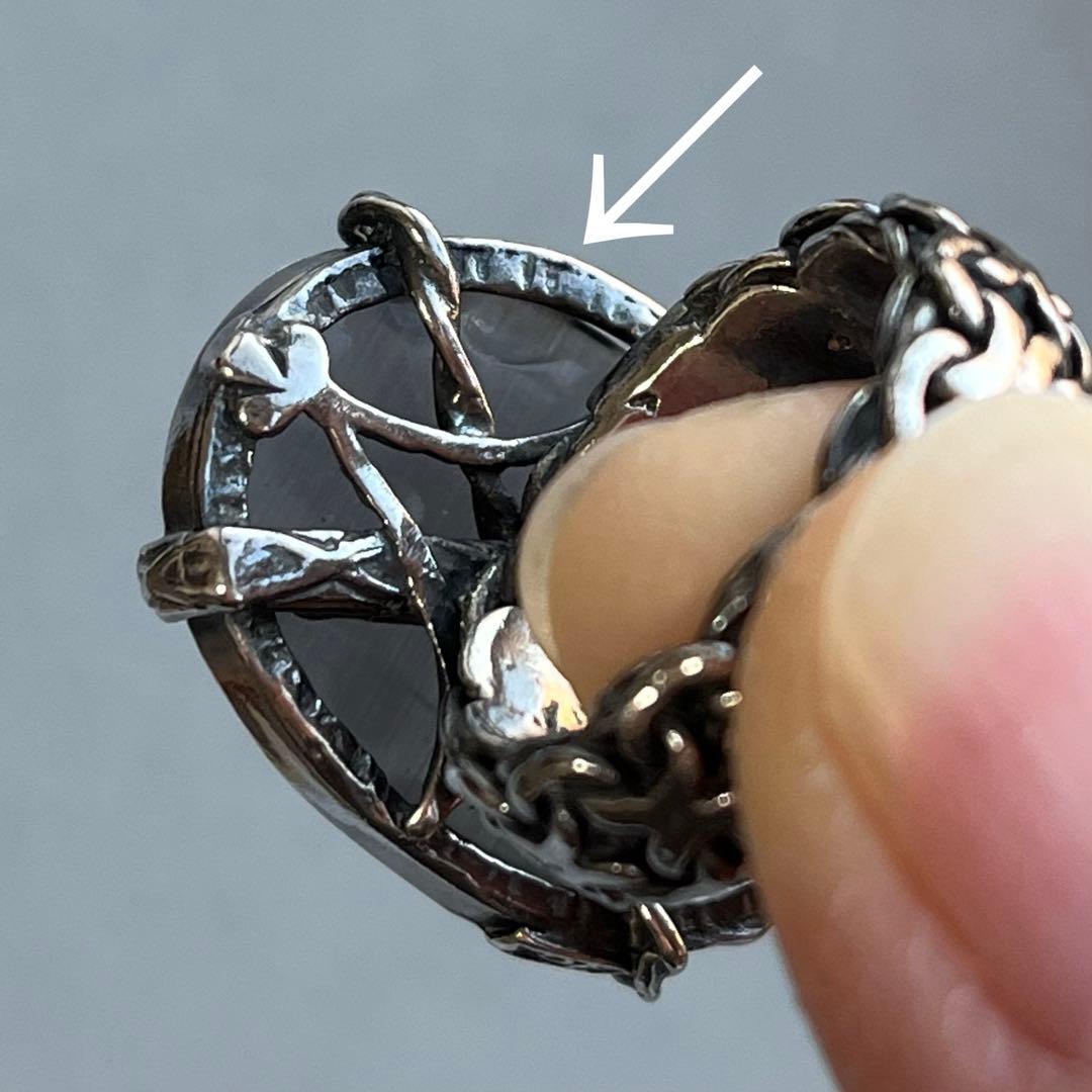 ジェムキングダム　ユニコーン　ドット　ストーン　リング　925 シルバー