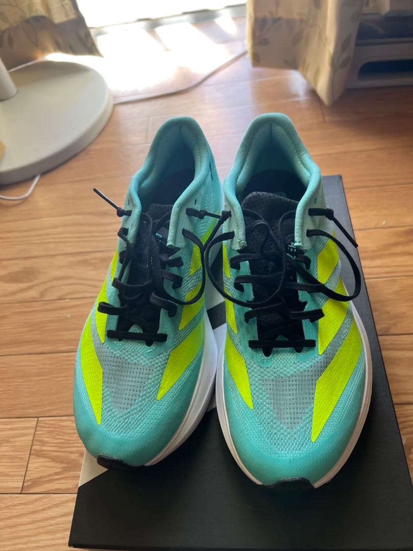 松*加様 adidas AdizeroSL2 26.0 アクアブルー/イエロー