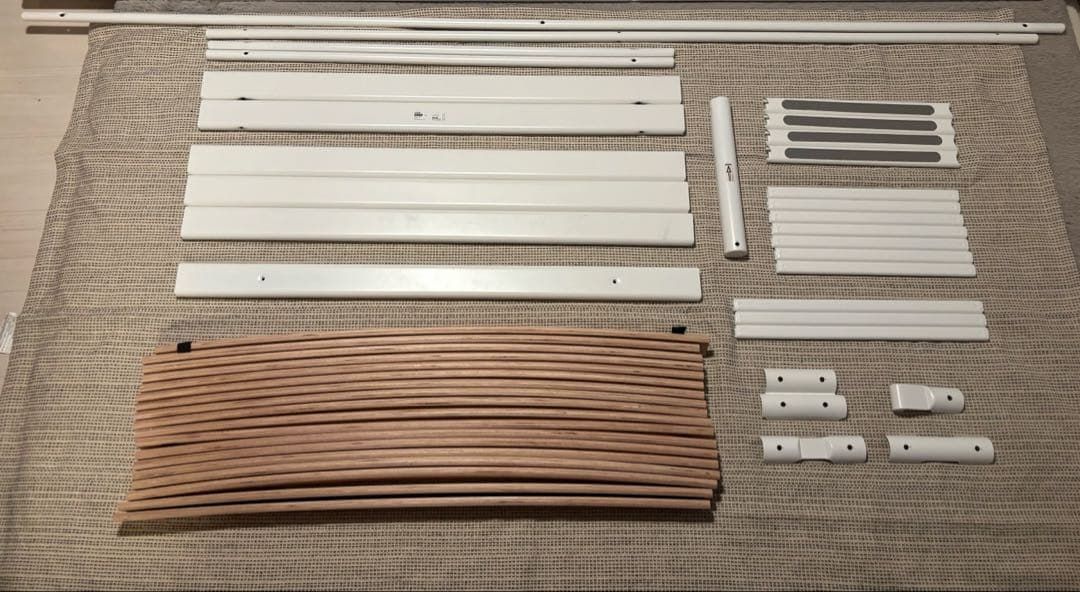 【送料込み】IKEA ロフトベッド・デスク付き　VITVAL