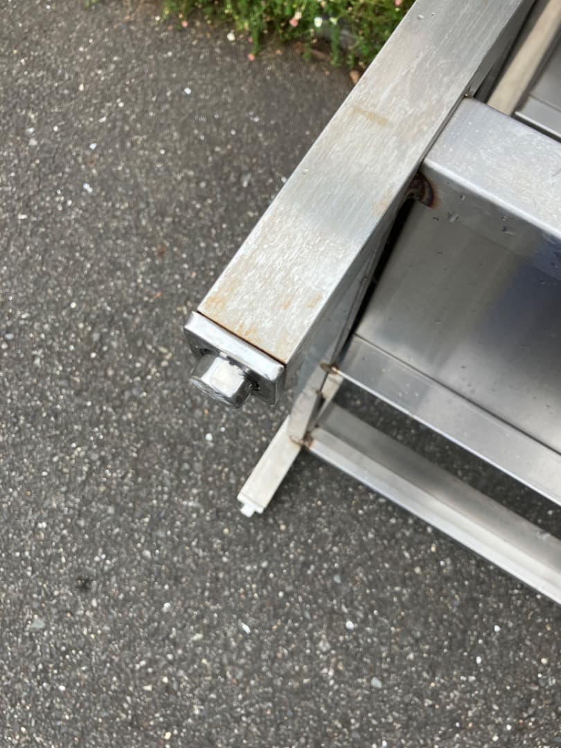 スチコン架台、スチームコンベクション架台、ステンレス作業台