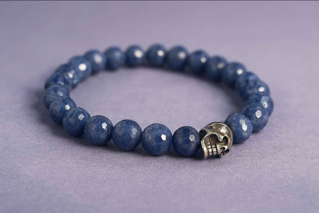 スカル & サファイア ブレス / Good Art HLYWD toki様用