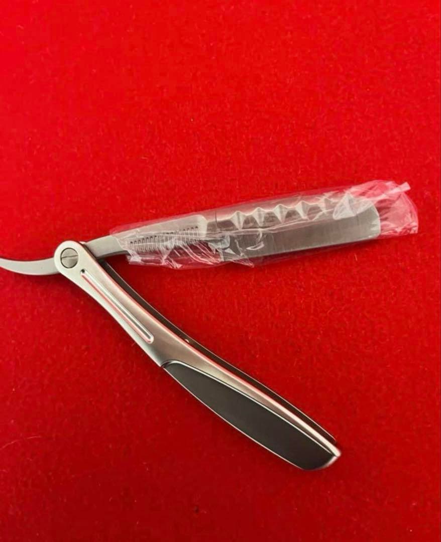 ベ*山様 貝印　キャプテン　エクセリア　レザー　理容　櫛　コーム　ベーク　本鼈甲