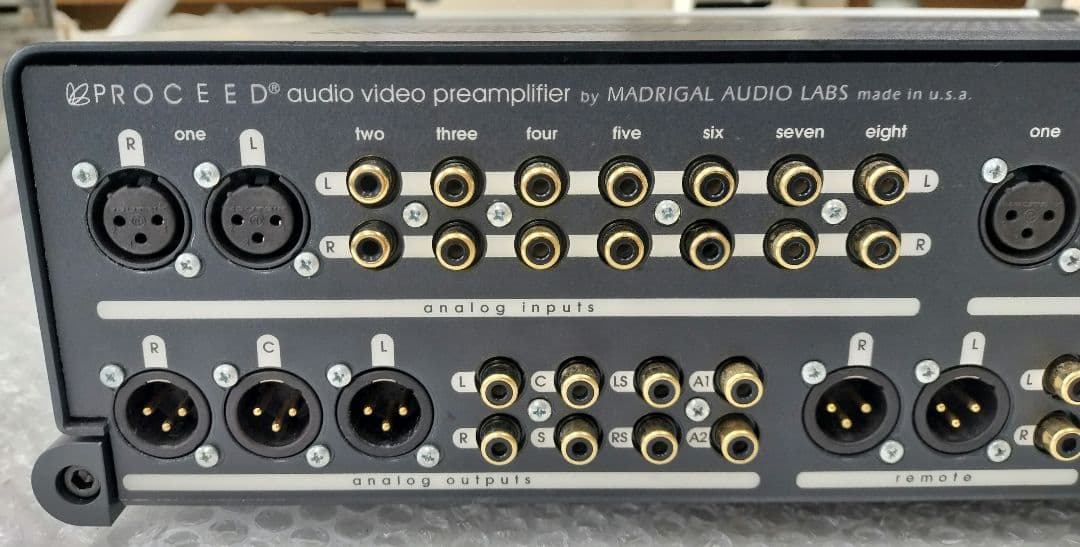 PROCEED　audio video preamplifier 未使用品