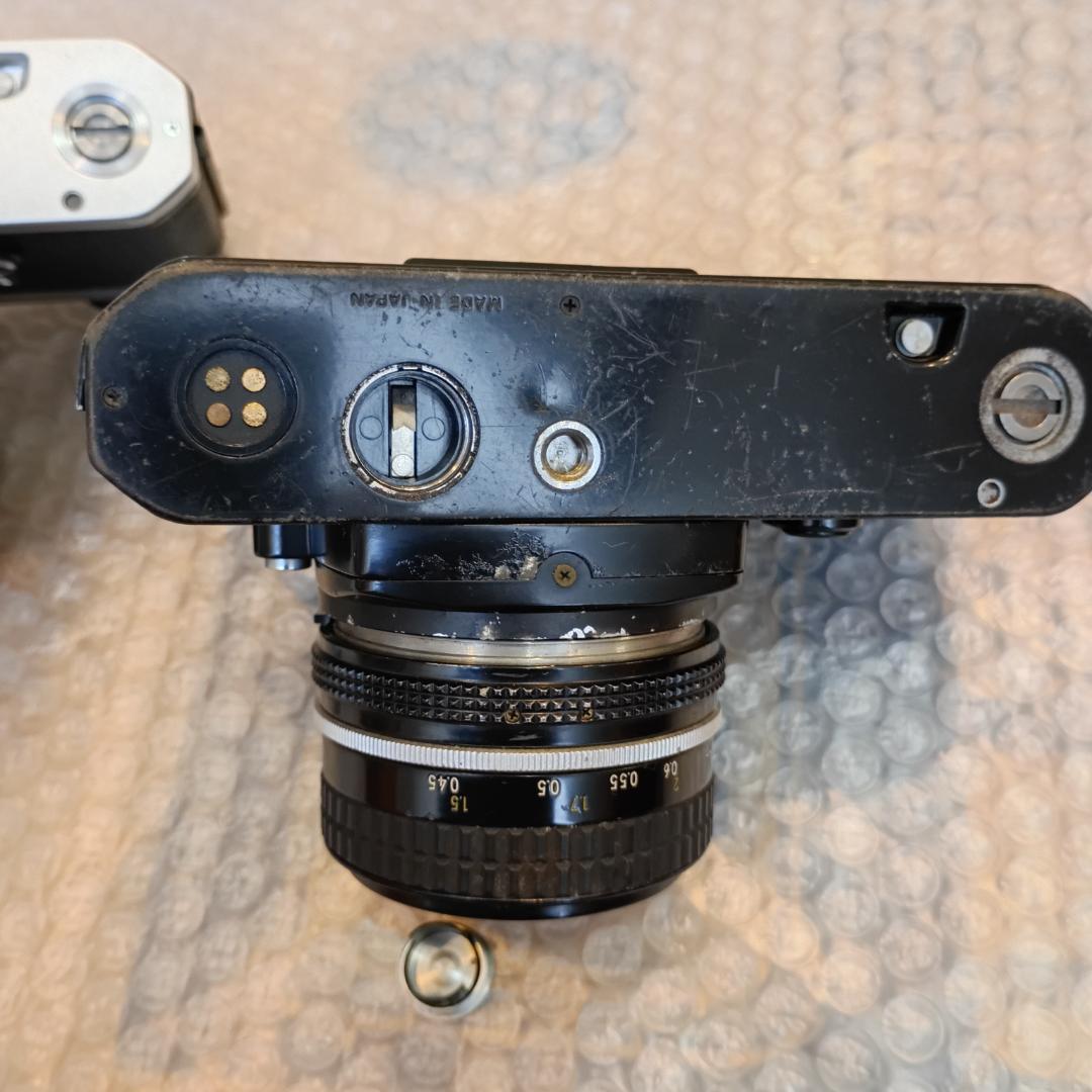 Nikon FE FM フィルム一眼レフカメラ 50mmレンズ ジャンク出品