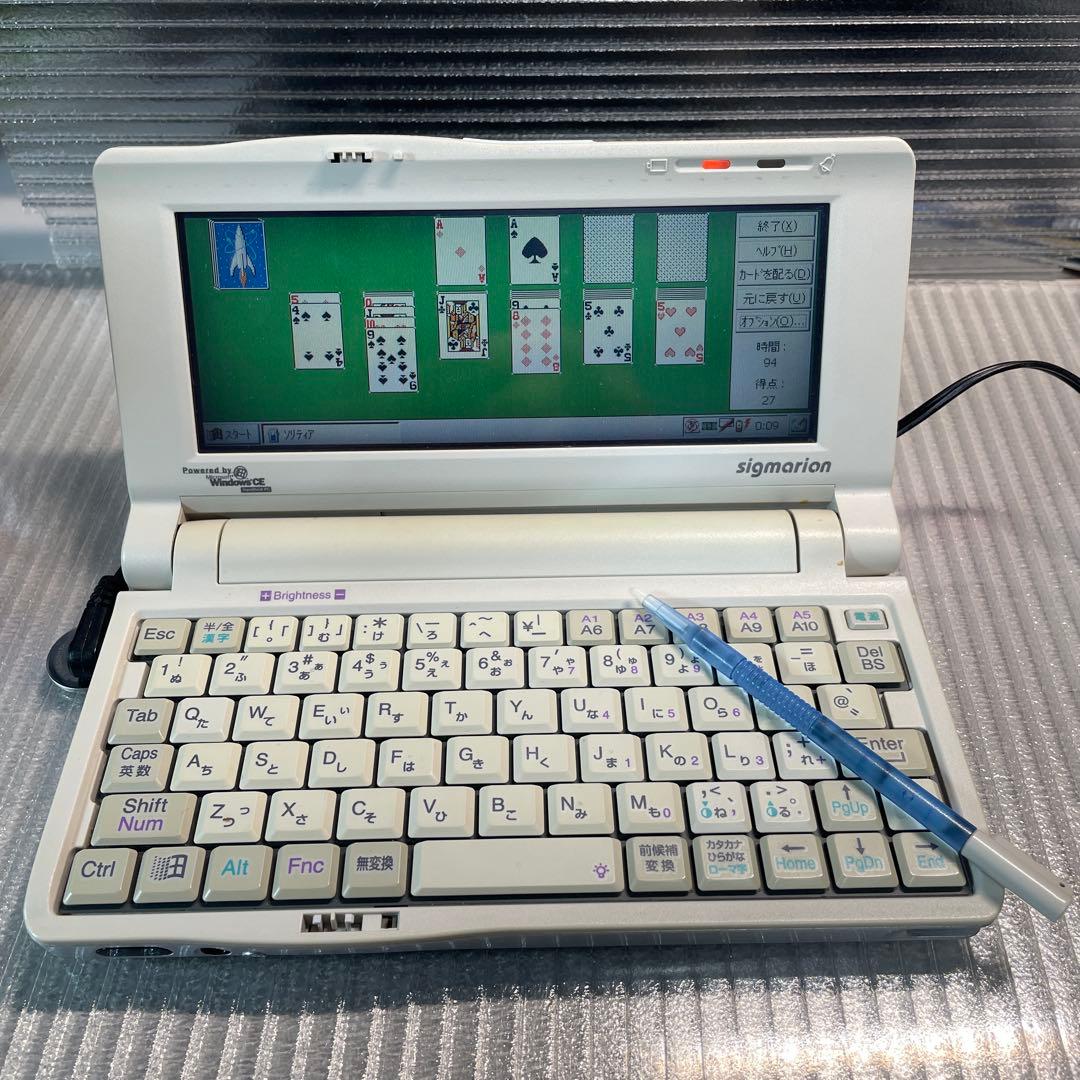 【レトロPC・完動品】NTTドコモ「シグマリオン（sigmarion）」
