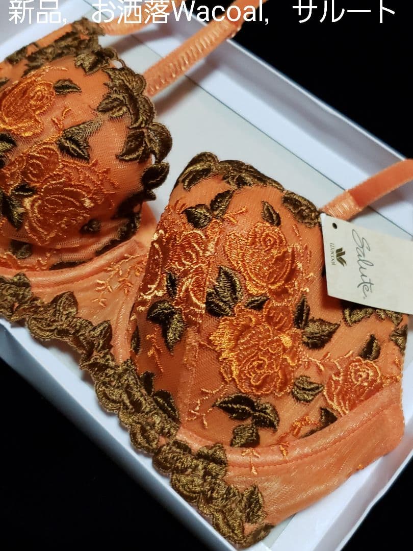 sakorin様❤️新品■Wacoal サルート ，薔薇模様，上下セット 70C