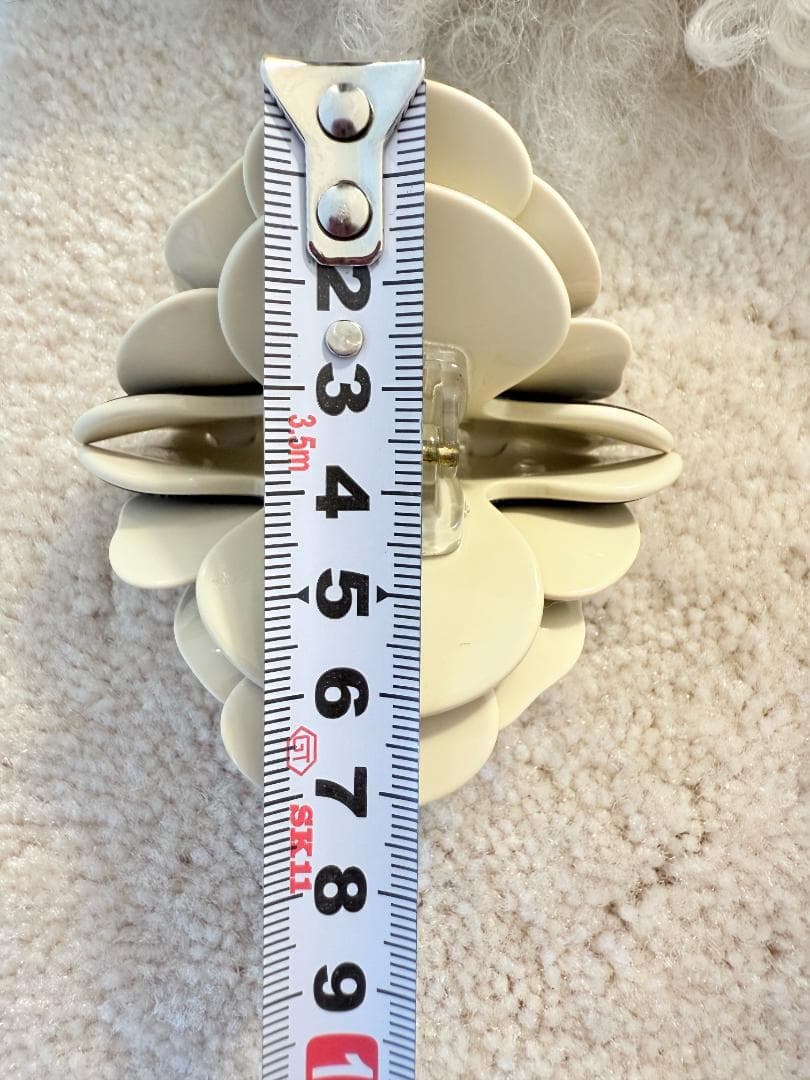 アレクサンドル　ドゥ　パリ　カメリアヘアクリップ　ブラック