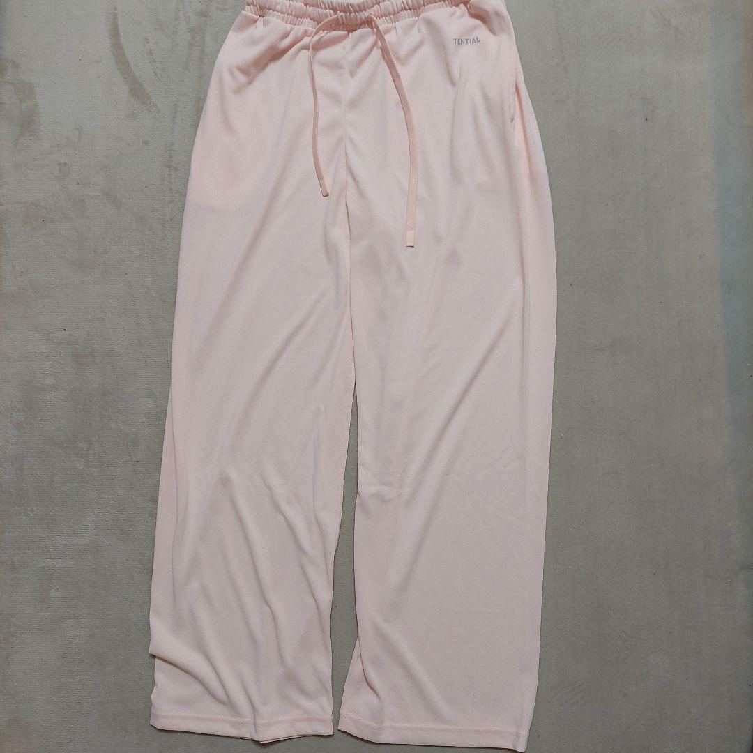 【BAKUNE】TENTIAL ロングスリーブシャツ＆パンツセット M ピンク