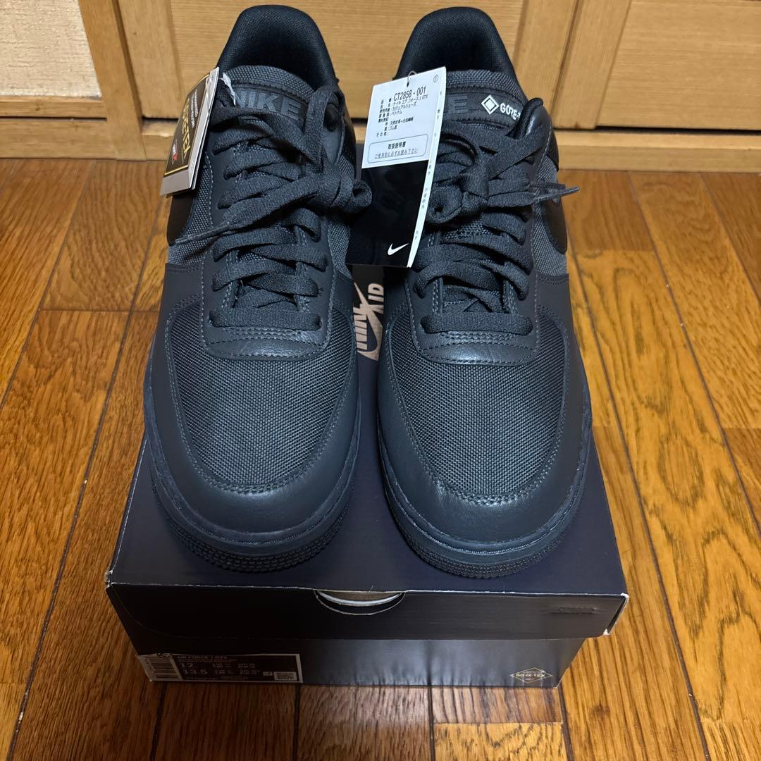 新品・未使用 Nike Air Force 1 GORE-TEX ブラック