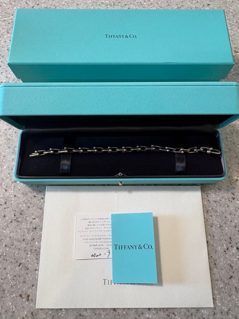 【限定価格】ティファニー TIFFANY ハードウェア ブレスレット スモール