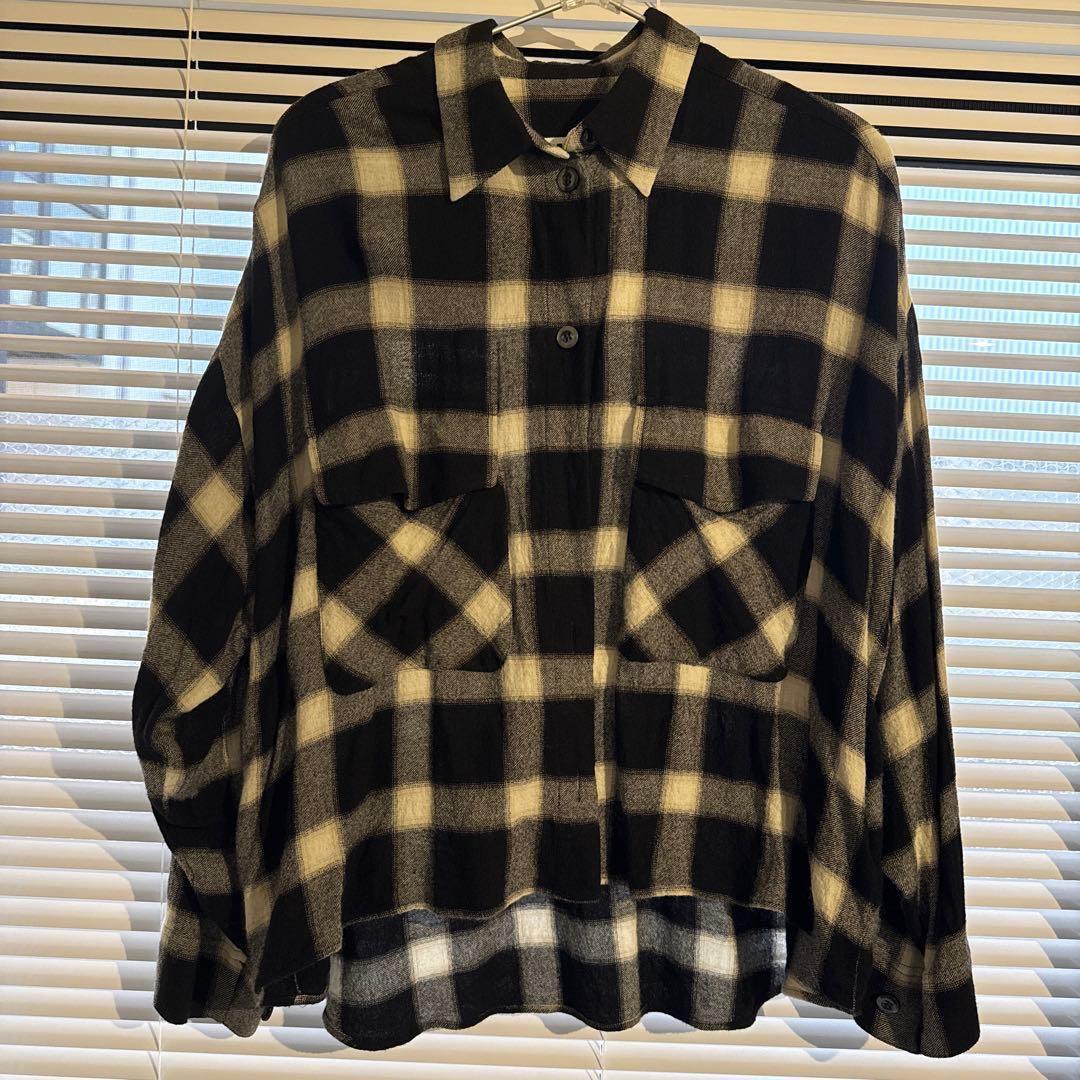 MM6 チェック柄シャツ