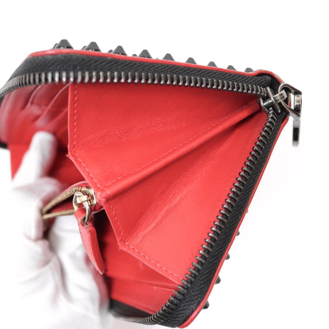 Christian　Louboutin　長財布　パネトーネ　レザー　ブラック