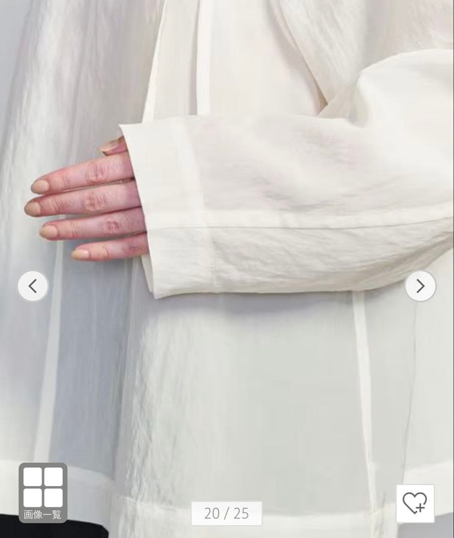 キュプラ リボンタイノーカラーブラウス