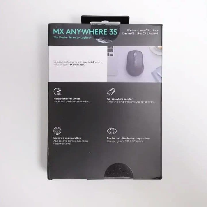 【新品・正規品】ロジテック MX Anywhere 3S　ワイヤレスマウス　黒