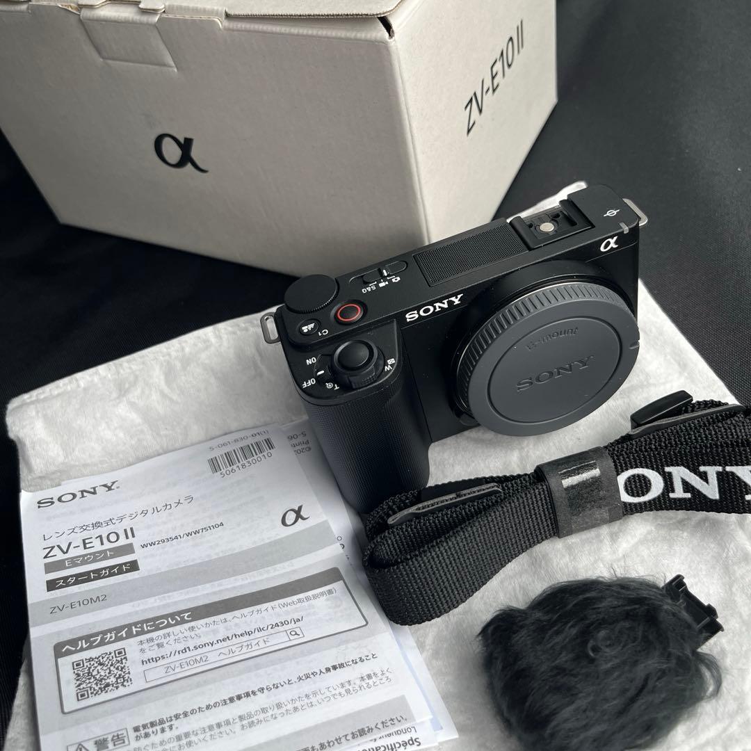 【美品】SONY ZV-E10 II ミラーレス一眼 ボディのみ