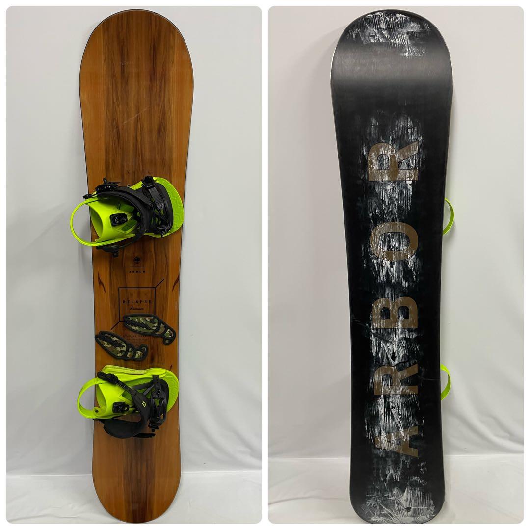 ARBOR RELAPSEPremium 150cm スノーボード５点セット